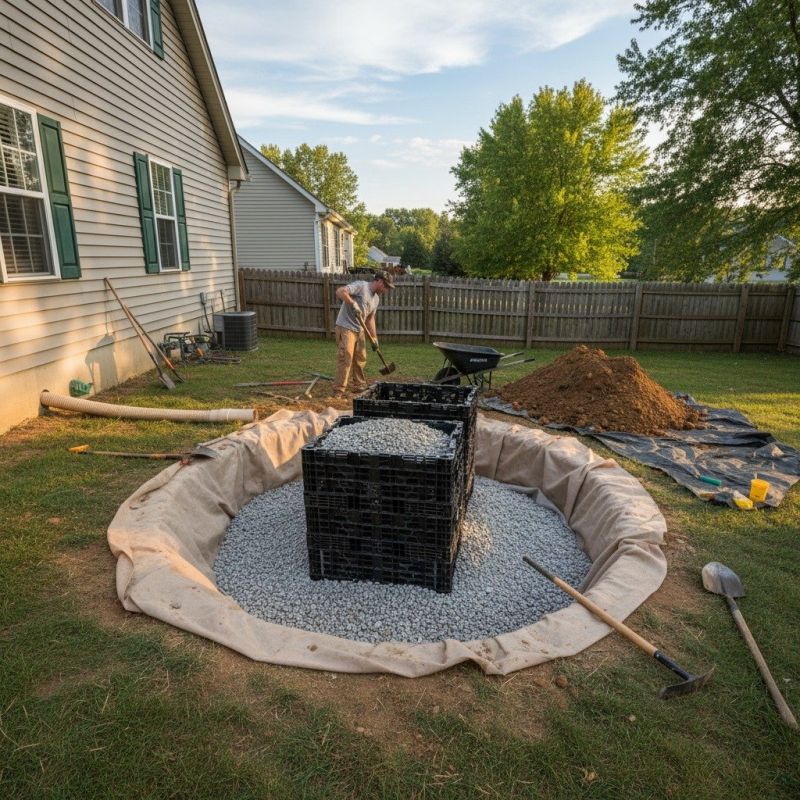 Landscape Drainage Installation And Repair